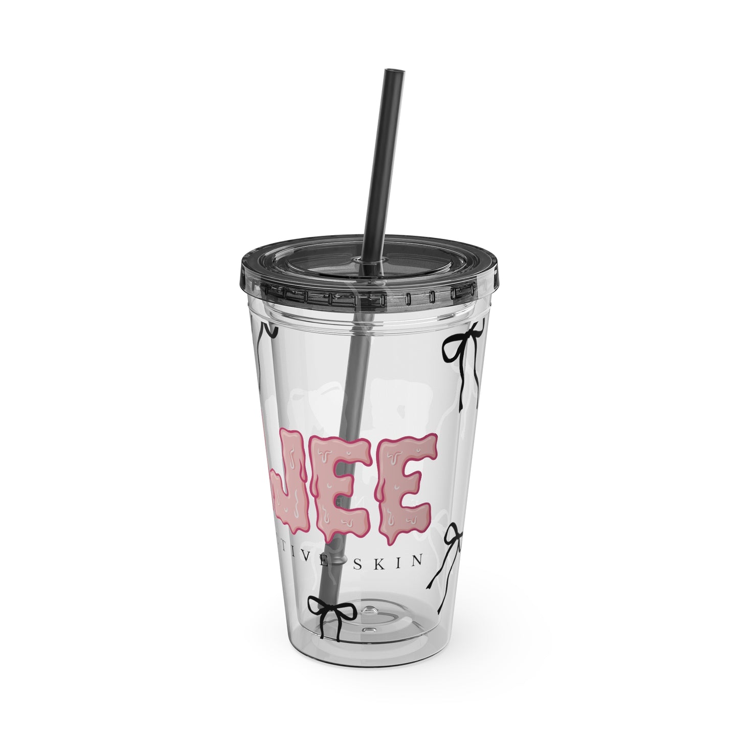 16oz Tumbler with Straw