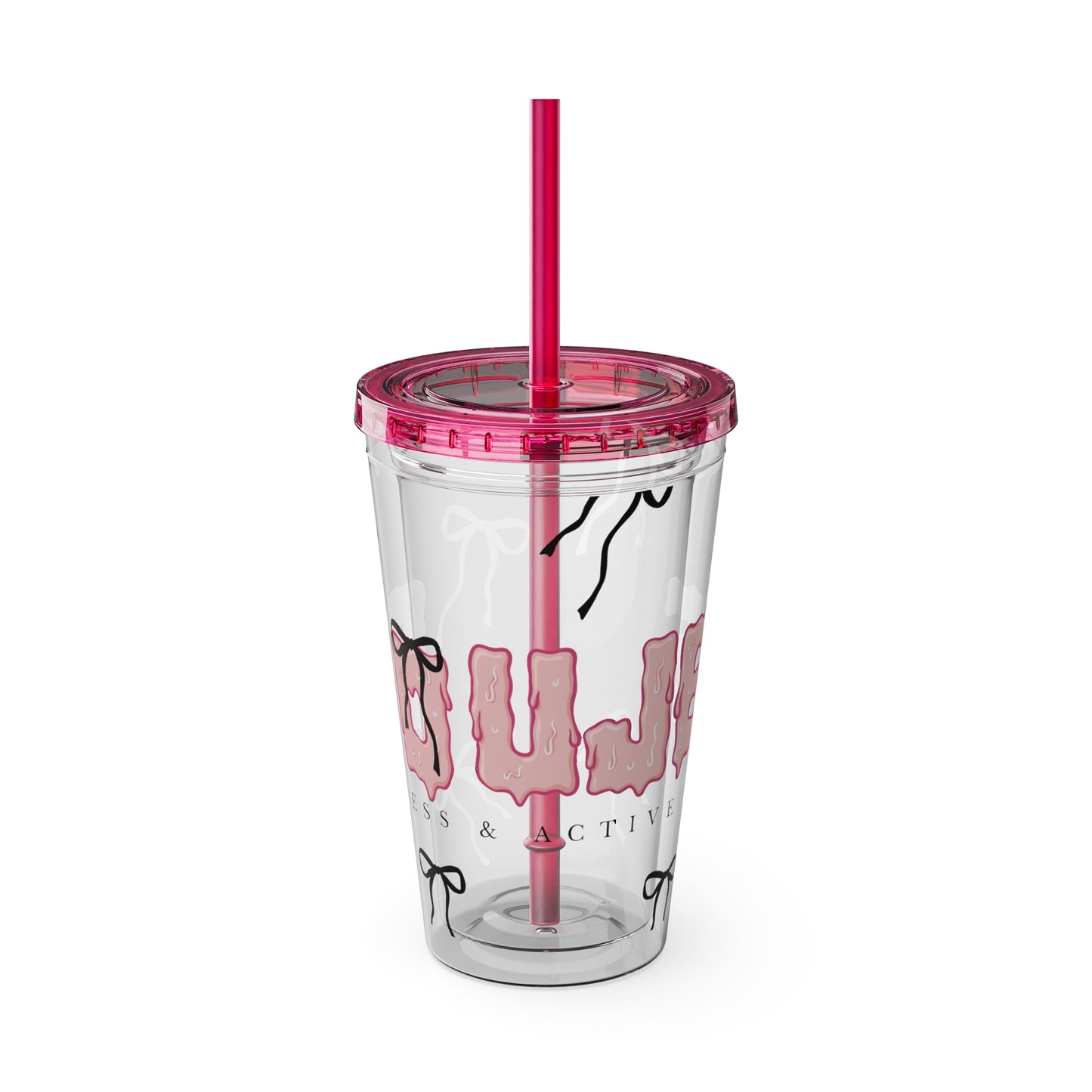 16oz Tumbler with Straw